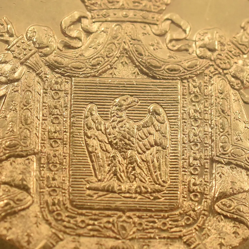 アンティークコイン12：7008 フランス 1864A ナポレオン3世 50フラン金貨 NGC AU58