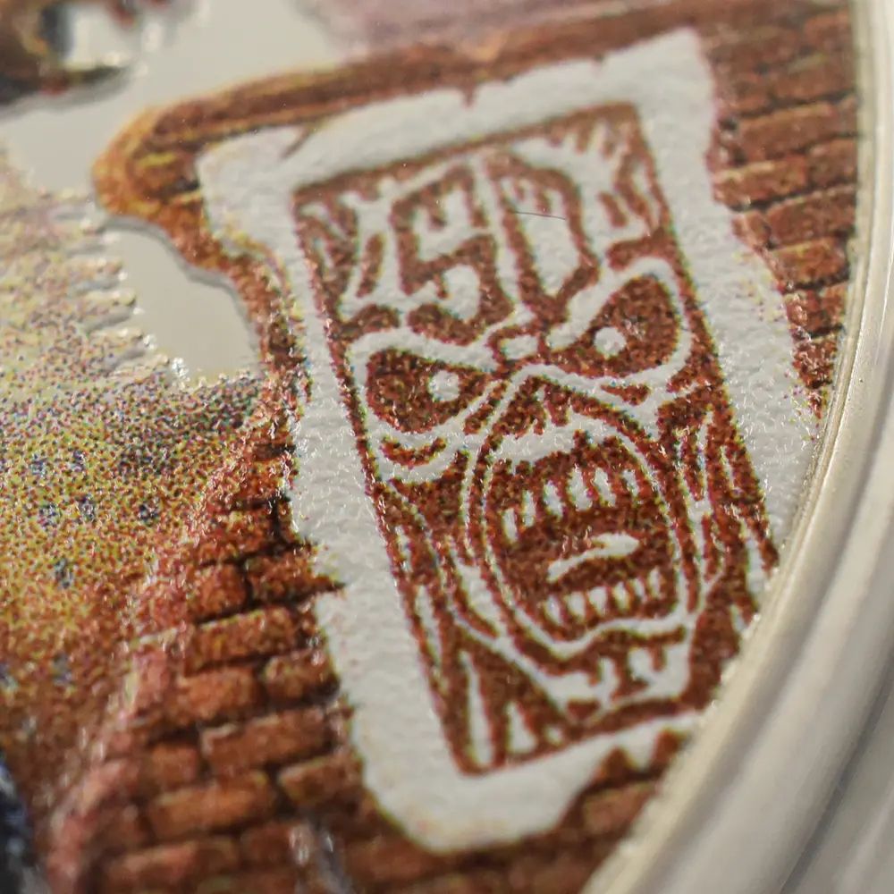 モダンコイン8:6983 【訳あり】イギリス 2025 チャールズ3世 ミュージックレジェンド第11弾 アイアン・メイデン 2ポンド1オンス カラープルーフ銀貨 未鑑定 箱付き