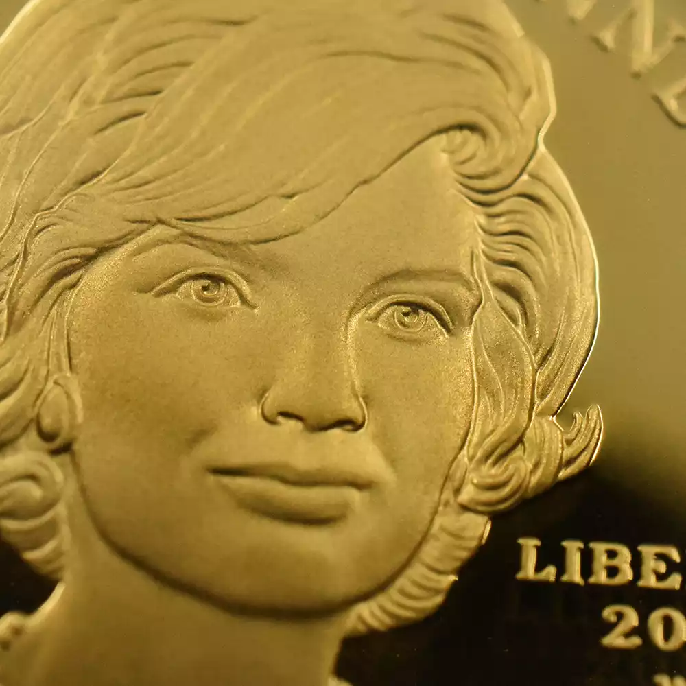 モダンコイン8：5699 アメリカ 2015W ジャクリーン・ケネディ 10ドル1/2オンス 金貨 ファーストストライク PCGS PR70DC
