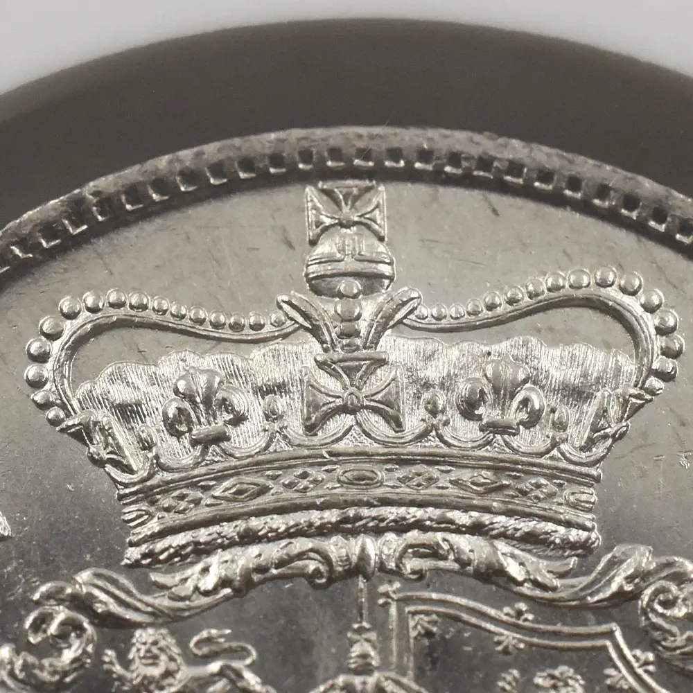 アンティークコイン10：7016 イギリス 1820 ジョージ4世 1/2クラウン銀貨 NGC MS61