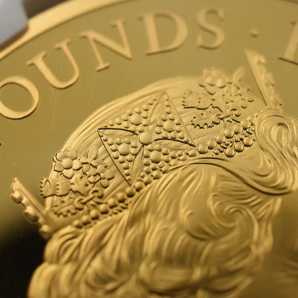 モダンコイン12：7020 イギリス 2021 エリザベス2世 プレミアムブリタニア 200ポンド2オンス金貨 ファーストリリース NGC PF70UC