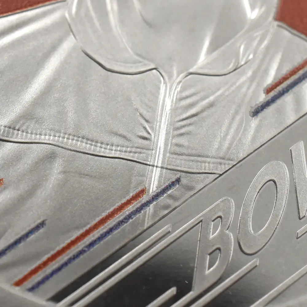 モダンコイン11：7017 イギリス 2020 エリザベス2世 ミュージックレジェンド デヴィッド・ボウイ 2ポンド1オンスカラー銀貨 ファーストリリース NGC PF70UC エリザベス2世ラベル 箱付き