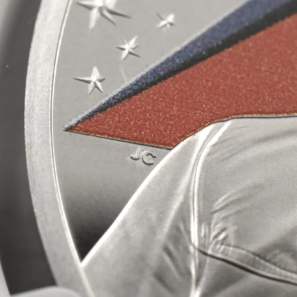 モダンコイン12：7017 イギリス 2020 エリザベス2世 ミュージックレジェンド デヴィッド・ボウイ 2ポンド1オンスカラー銀貨 ファーストリリース NGC PF70UC エリザベス2世ラベル 箱付き