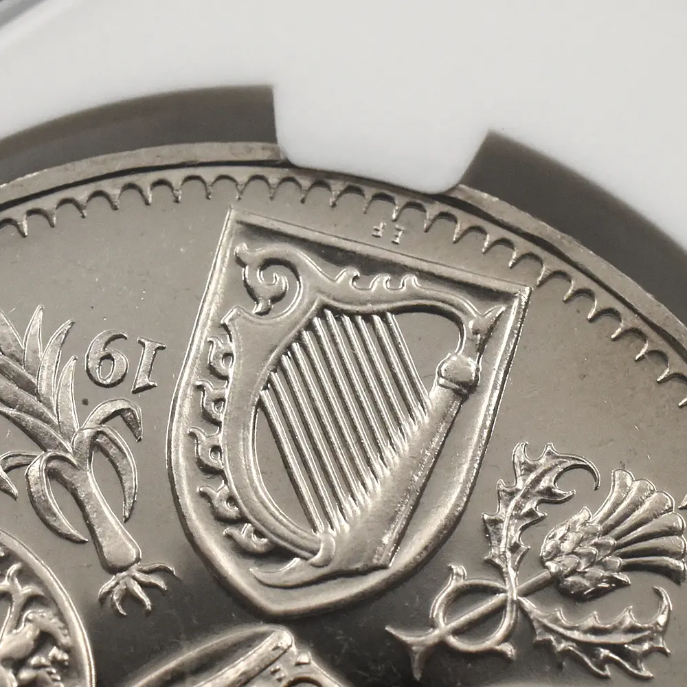 モダンコイン12:7018 イギリス 1953 エリザベス2世 エリザベス2世戴冠記念 クラウン白銅貨 NGC PF66CA