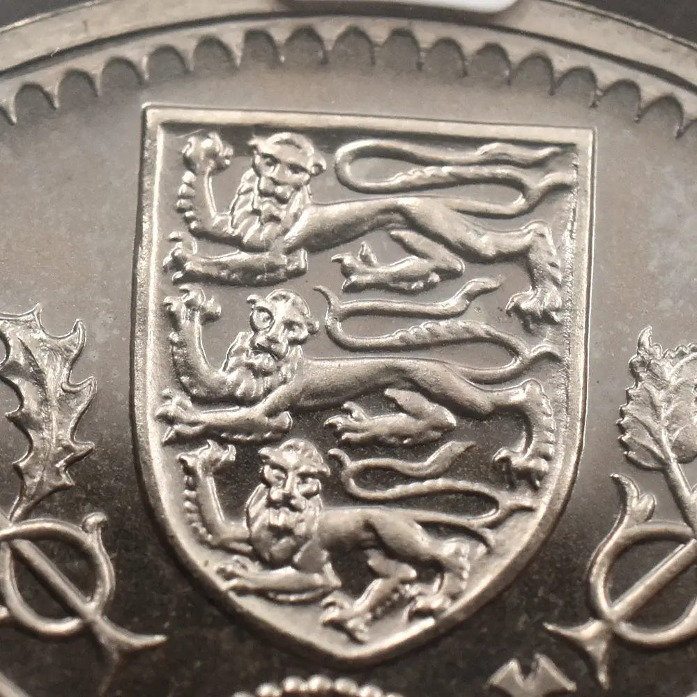 モダンコイン12:7019 イギリス 1953 エリザベス2世 エリザベス2世戴冠記念 クラウン白銅貨 NGC PF65UC