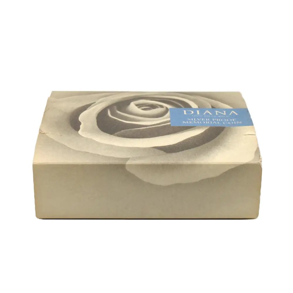 モダンコイン7：7023 イギリス 1999 エリザベス2世 ダイアナ妃追悼記念 5ポンド銀貨 NGC PF69UC 箱付き