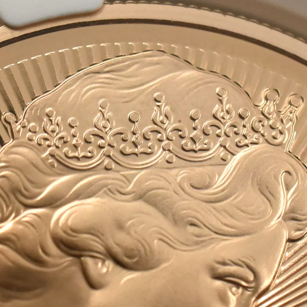 モダンコイン11:7009 イギリス 2026 チャールズ3世 エリザベス2世のコイン肖像シリーズ 第二弾 ヤングエリザベス 5ポンド金貨 発行即日鑑定品 NGC PF70UC 箱付き