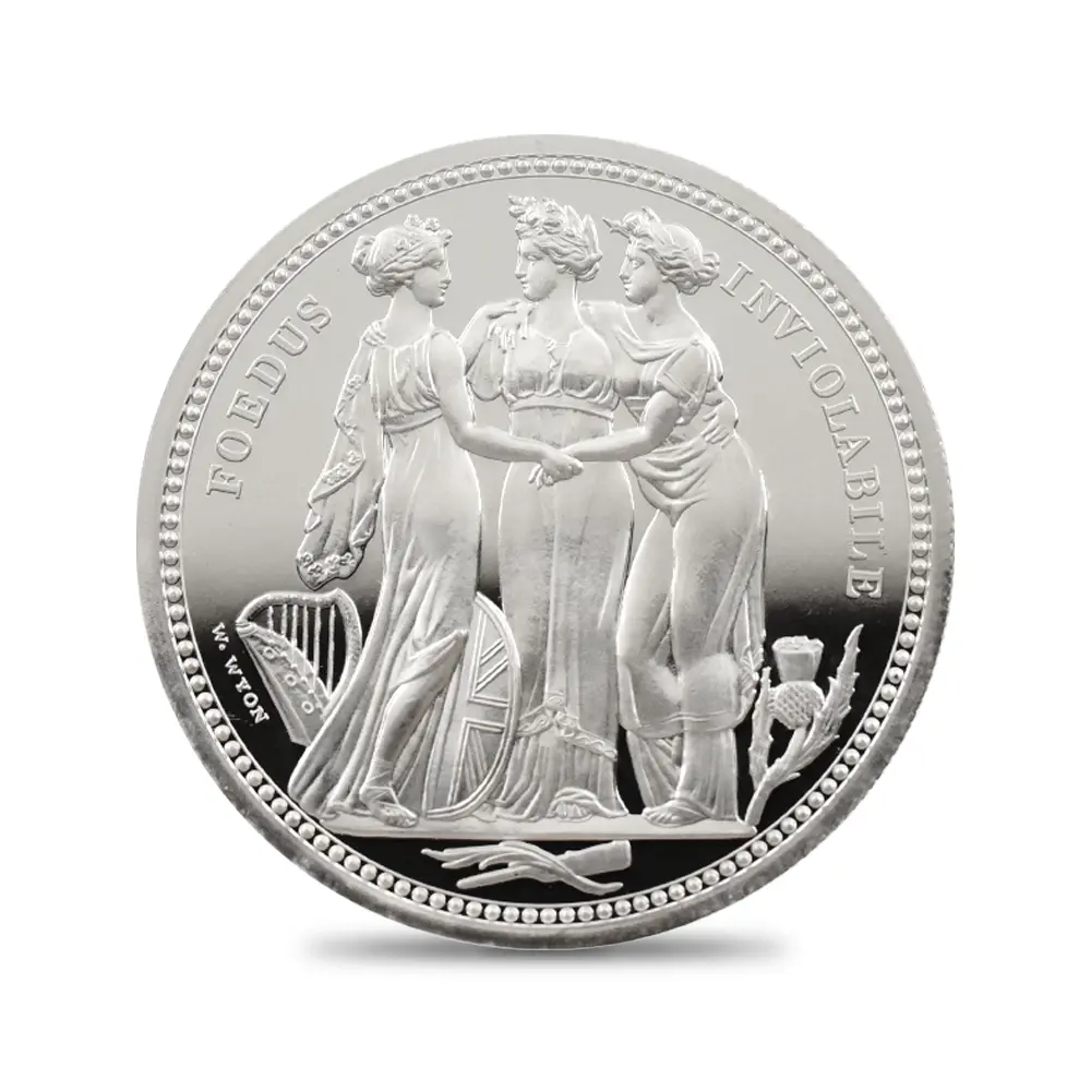 モダンコイン2：7027 イギリス 2020 エリザベス2世 スリーグレーセス 5ポンド2オンス銀貨 ファーストリリース NGC PF70UC  エリザベス2世ラベル