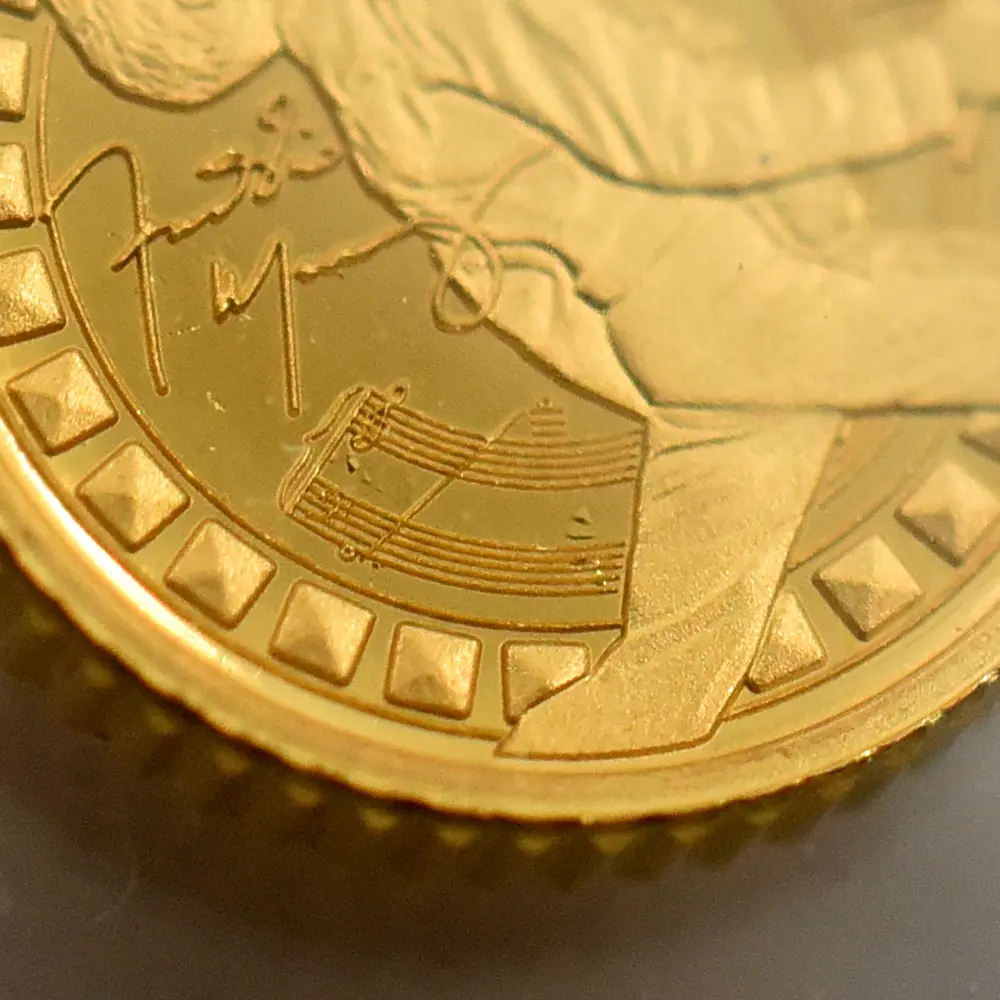 モダンコイン9：7030 イギリス 2025 チャールズ3世 ミュージックレジェンド第12弾 フレディ・マーキュリー 50ペンス1/40オンス金貨 ファーストリリース NGC PF70UC ブリスターパック付き