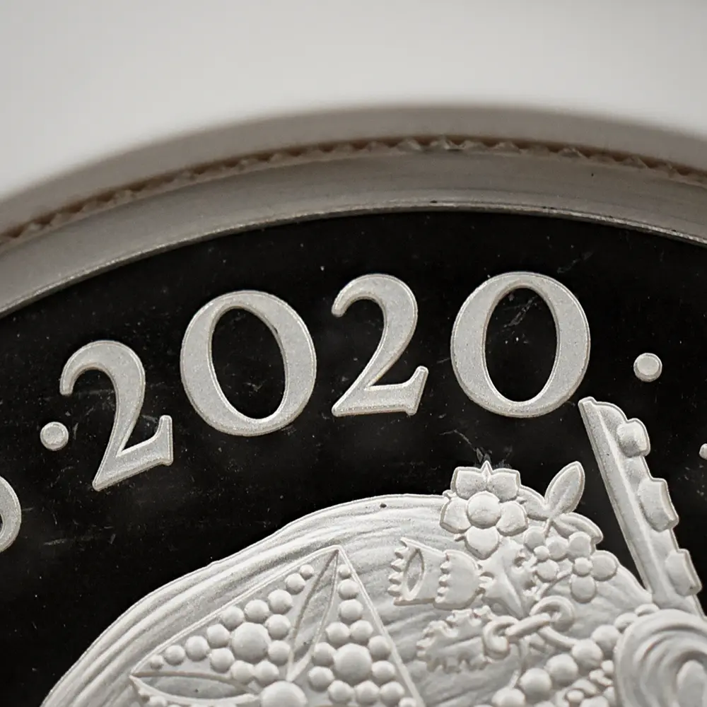 モダンコイン13：5729 2020 エリザベス2世 スリーグレーセス 5ポンド 2オンス銀貨 発行即日鑑定品 NGC PF69UC 箱付き