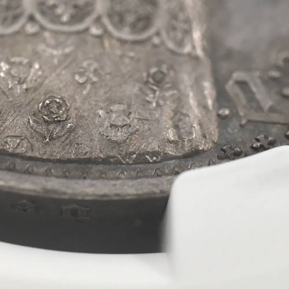 アンティークコイン9：5734 1847 ヴィクトリア女王 ゴチッククラウン銀貨 アンデシモエッジ NGC PF58