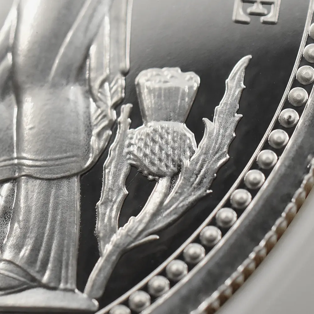 モダンコイン8：7056 イギリス 2020 エリザベス2世 スリーグレーセス 5ポンド2オンス銀貨 NGC PF70UC