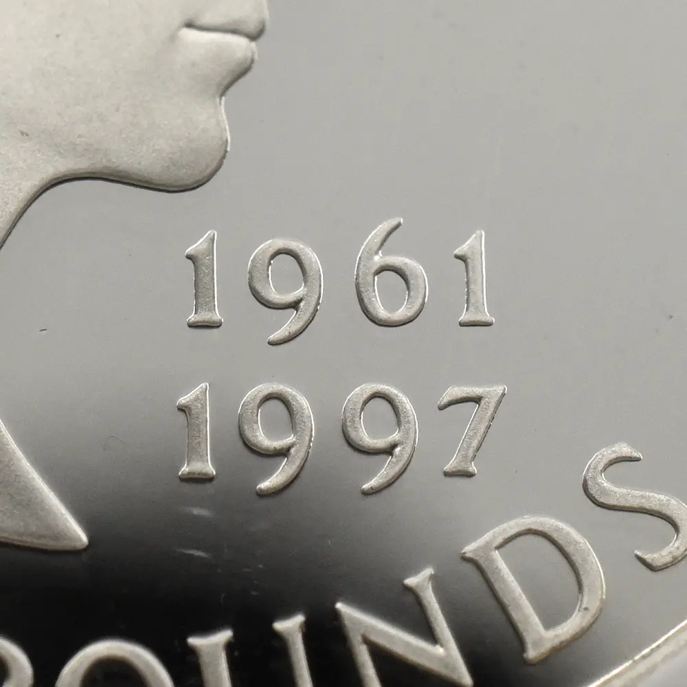 モダンコイン12：7046 イギリス 1999 エリザベス2世 ダイアナ妃追悼記念 5ポンド銀貨 NGC PF69UC 箱付き