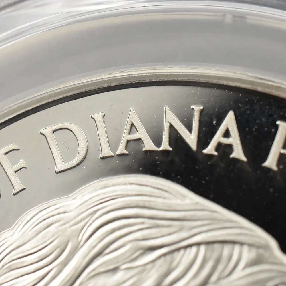 モダンコイン9：7057 イギリス 1999 エリザベス2世 ダイアナ妃追悼記念 5ポンド銀貨 PCGS PR69DC S-L6 箱付き