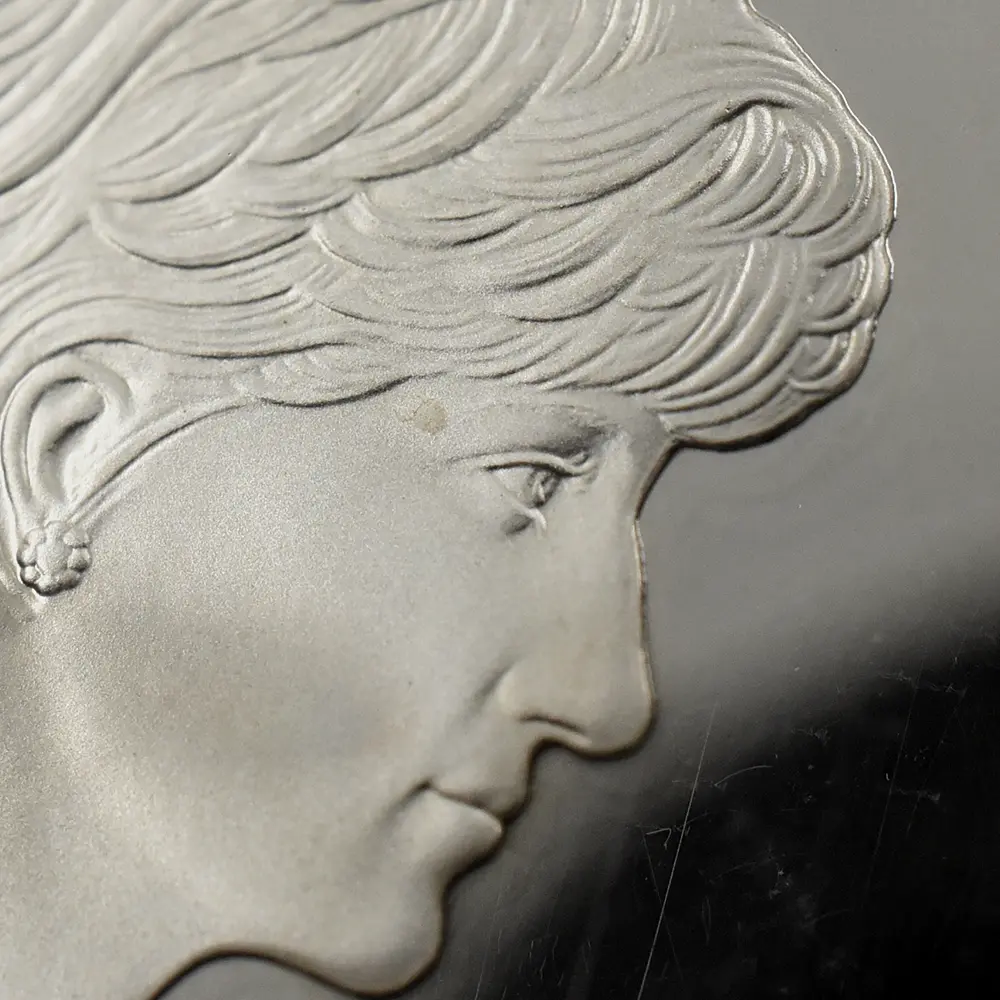 モダンコイン10：7058 イギリス 1999 エリザベス2世 ダイアナ妃追悼記念 5ポンド銀貨 PCGS PR69DC S-L6 箱付き