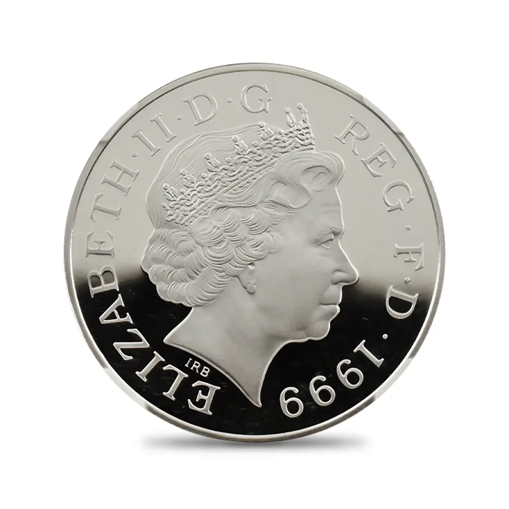 モダンコイン3：7051 イギリス 1999 エリザベス2世 ダイアナ妃追悼記念 5ポンド銀貨 NGC PF69UC