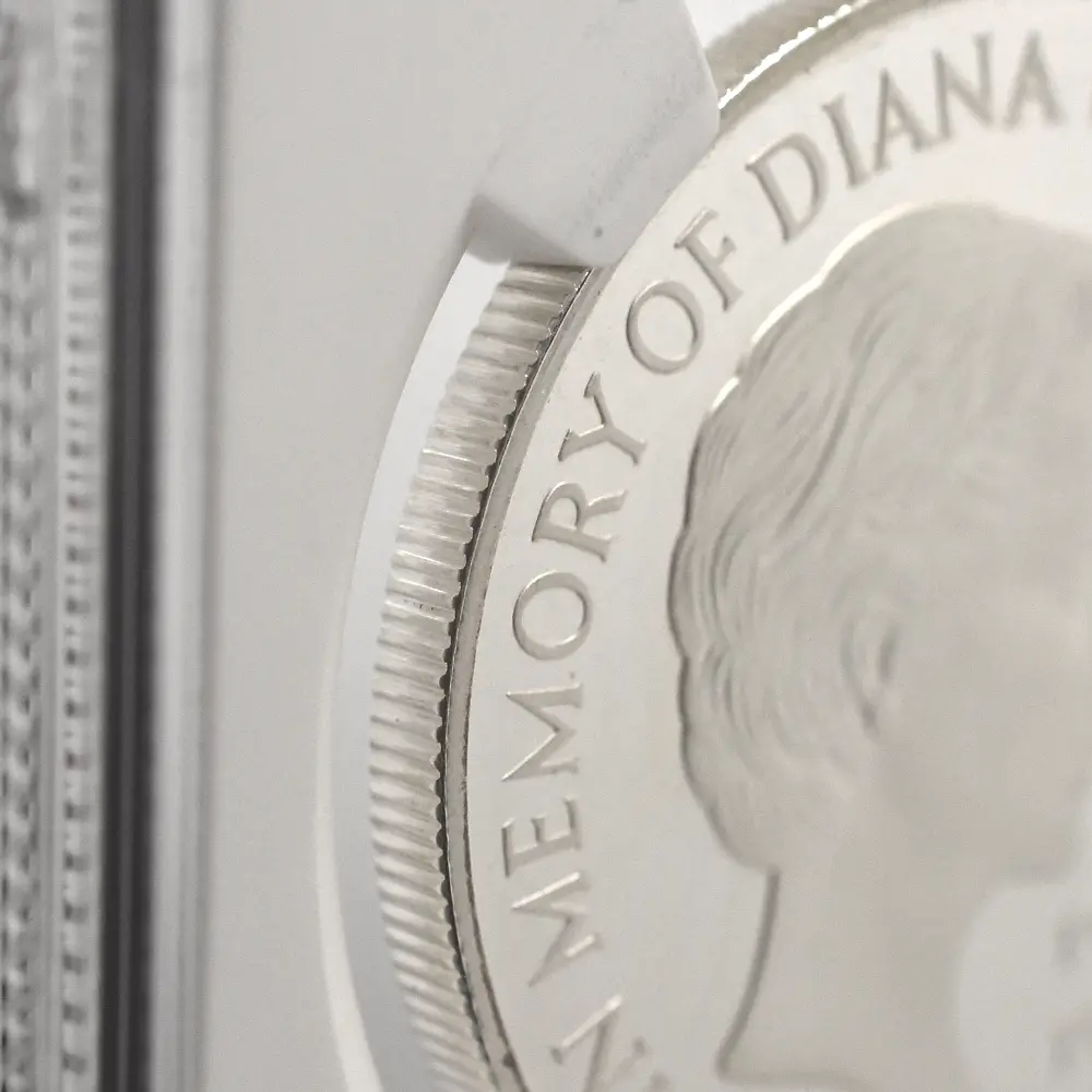 モダンコイン13：7053 イギリス 1999 エリザベス2世 ダイアナ妃追悼記念 5ポンド銀貨 NGC PF69UC