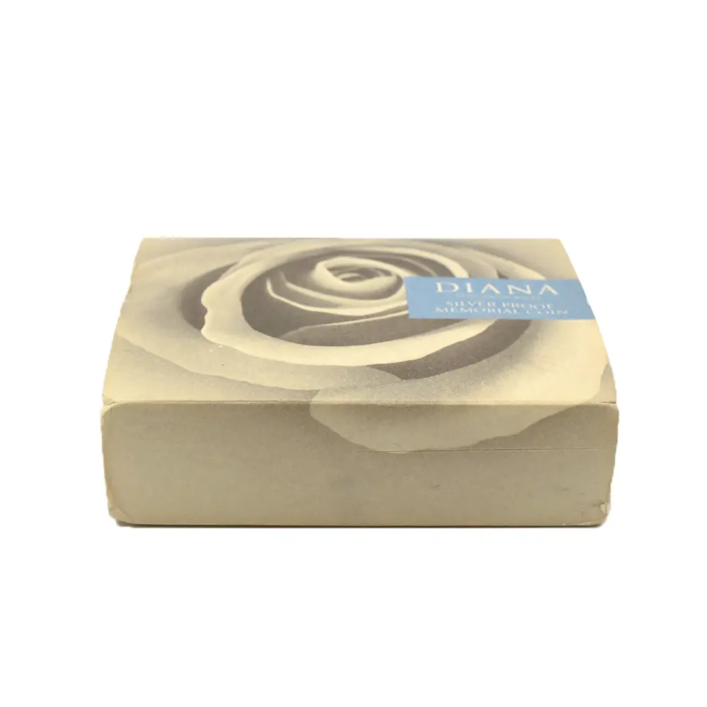 モダンコイン7：7043 イギリス 1999 エリザベス2世 ダイアナ妃追悼記念 5ポンド銀貨 NGC PF69UC 箱付き