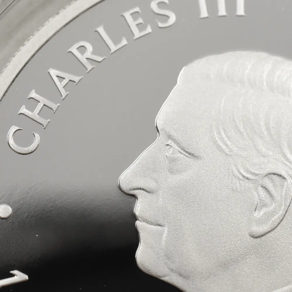 モダンコイン12：7037 オーストラリア 2026 チャールズ3世 エリザベス2世生誕100周年記念 1ドル1オンス プルーフ銀貨 未鑑定 箱付き