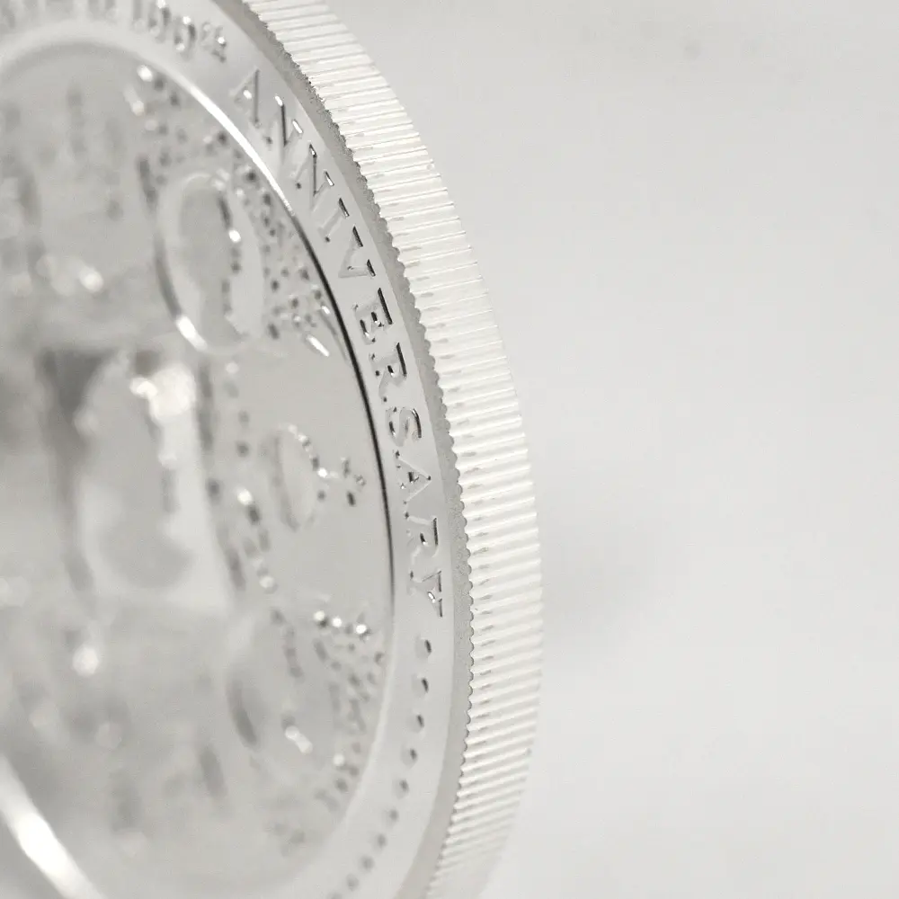 モダンコイン15：7037 オーストラリア 2026 チャールズ3世 エリザベス2世生誕100周年記念 1ドル1オンス プルーフ銀貨 未鑑定 箱付き