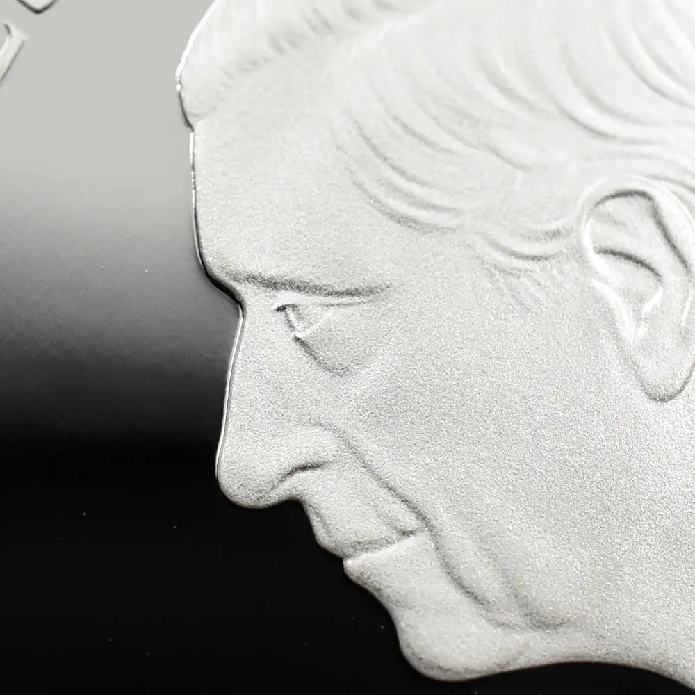 モダンコイン10:7038 オーストラリア 2026 チャールズ3世 エリザベス2世生誕100周年記念 1ドル1オンス プルーフ銀貨 金メッキ付 未鑑定 箱付き