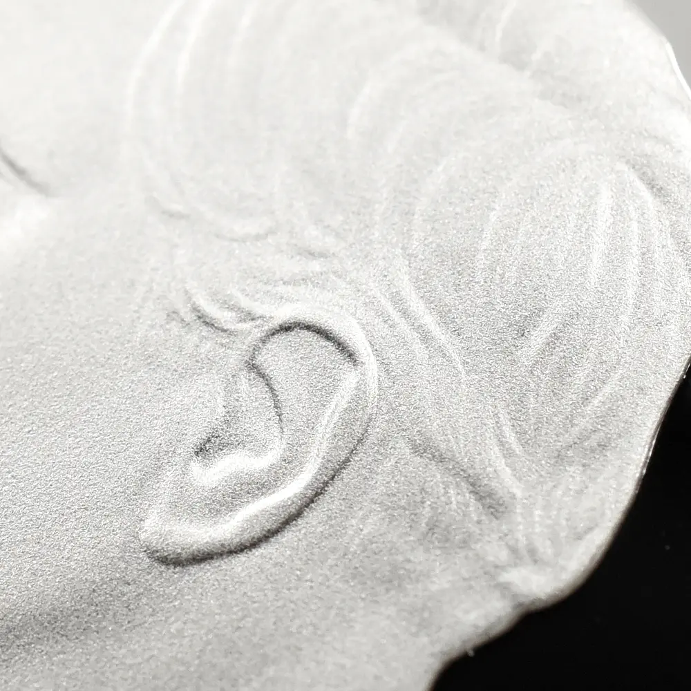 モダンコイン11:7038 オーストラリア 2026 チャールズ3世 エリザベス2世生誕100周年記念 1ドル1オンス プルーフ銀貨 金メッキ付 未鑑定 箱付き