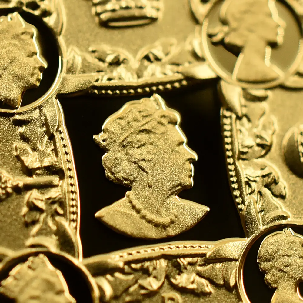 モダンコイン8:7039 オーストラリア 2026 チャールズ3世 エリザベス2世生誕100周年記念 25ドル1/4オンス プルーフ金貨 未鑑定 箱付き