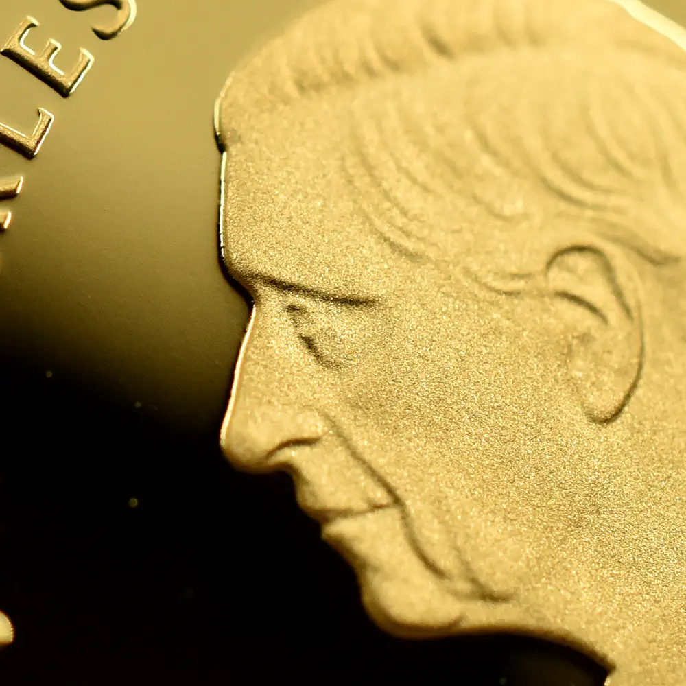 モダンコイン10:7039 オーストラリア 2026 チャールズ3世 エリザベス2世生誕100周年記念 25ドル1/4オンス プルーフ金貨 未鑑定 箱付き