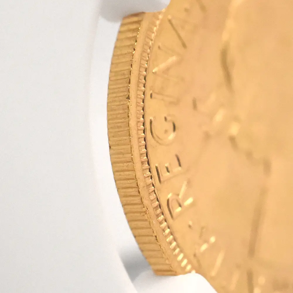 モダンコイン13：7063 イギリス 1957 エリザベス2世 ヤングヤング 聖ジョージ竜退治 ソブリン金貨 NGC MS65