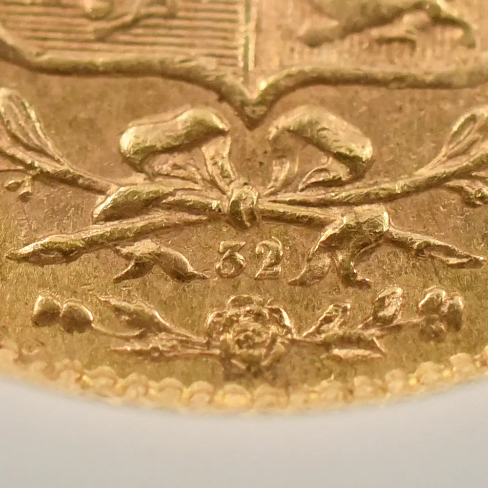 アンティークコイン9：5764 1871 ヴィクトリア女王 ヤングヘッド 1ソブリン金貨 NGC MS63