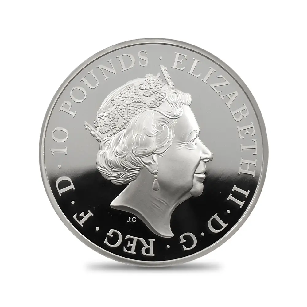 モダンコイン3:7083 イギリス 2016 エリザベス2世 ブリタニア 10ポンド5オンス銀貨 ファースト250ストラック NGC PF70UC 付属品付き