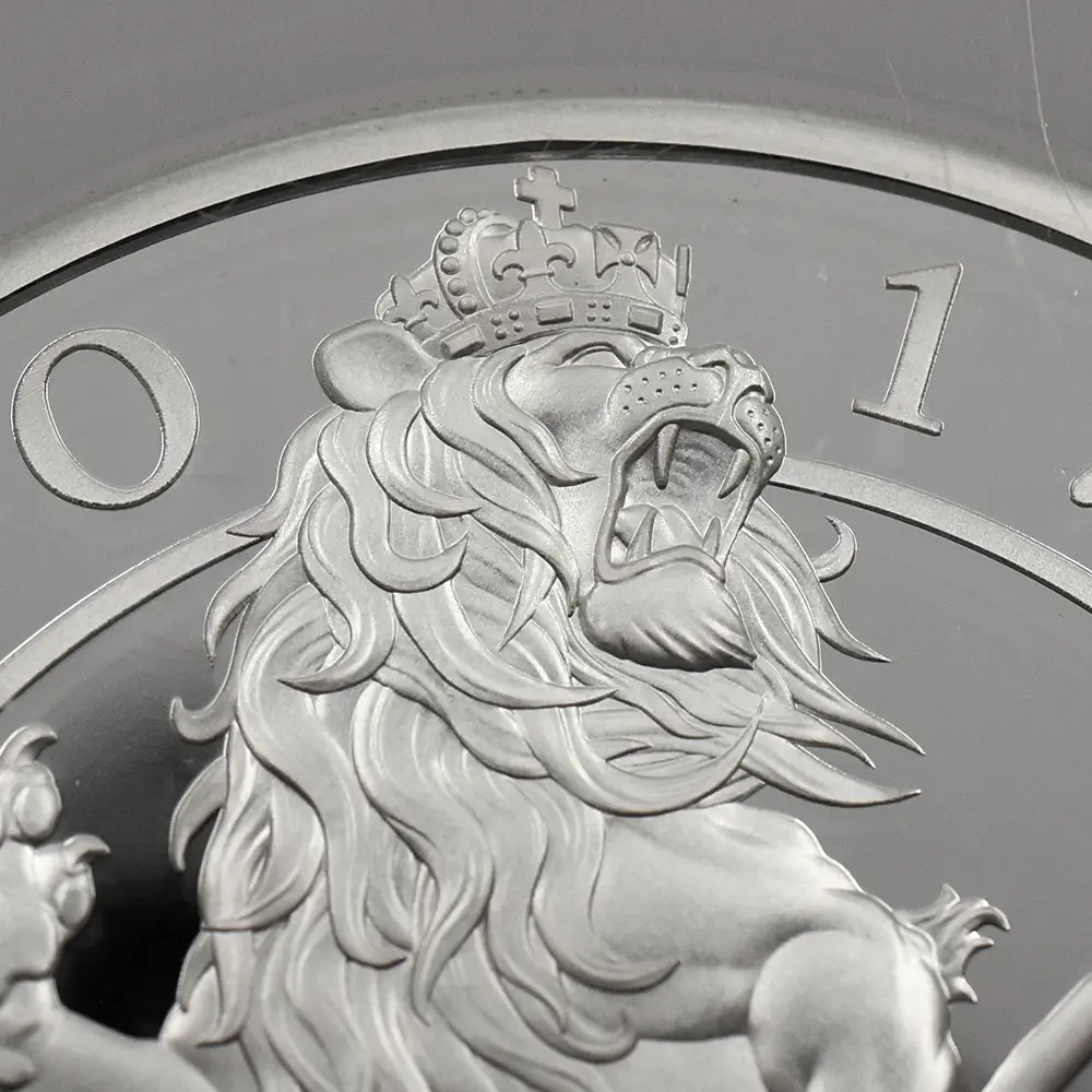 モダンコイン6:7085 イギリス 2017 エリザベス2世 クイーンズビースト イングランドのライオン 10ポンド 5オンス 銀貨 ファースト1000ストラック NGC PF70UC