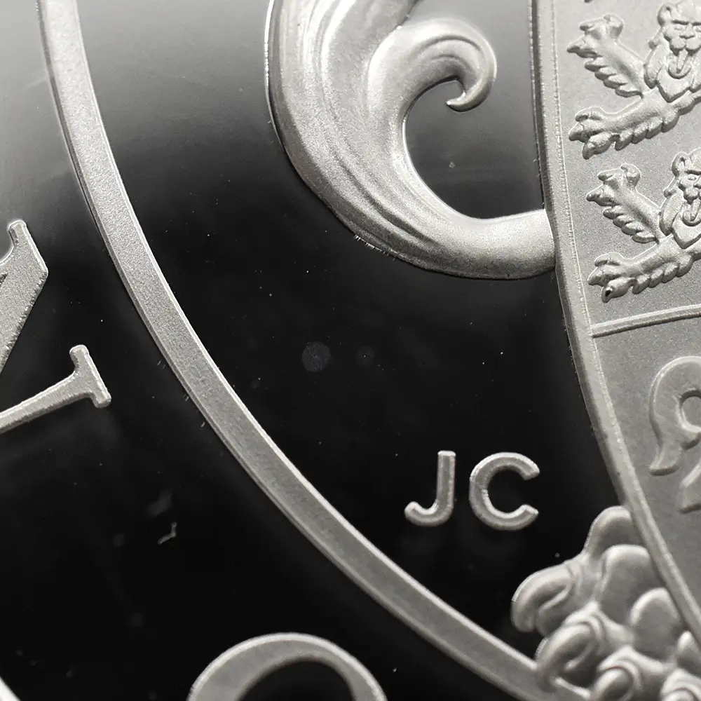 モダンコイン8:7085 イギリス 2017 エリザベス2世 クイーンズビースト イングランドのライオン 10ポンド 5オンス 銀貨 ファースト1000ストラック NGC PF70UC