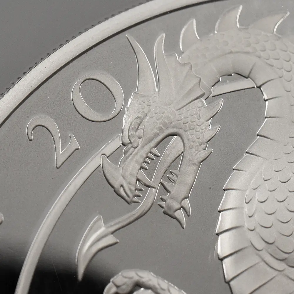 モダンコイン6：7091 イギリス 2018 エリザベス2世 クイーンズビースト ウェールズの赤いドラゴン 10ポンド5オンス銀貨 ファースト250ストラック NGC PF70UC