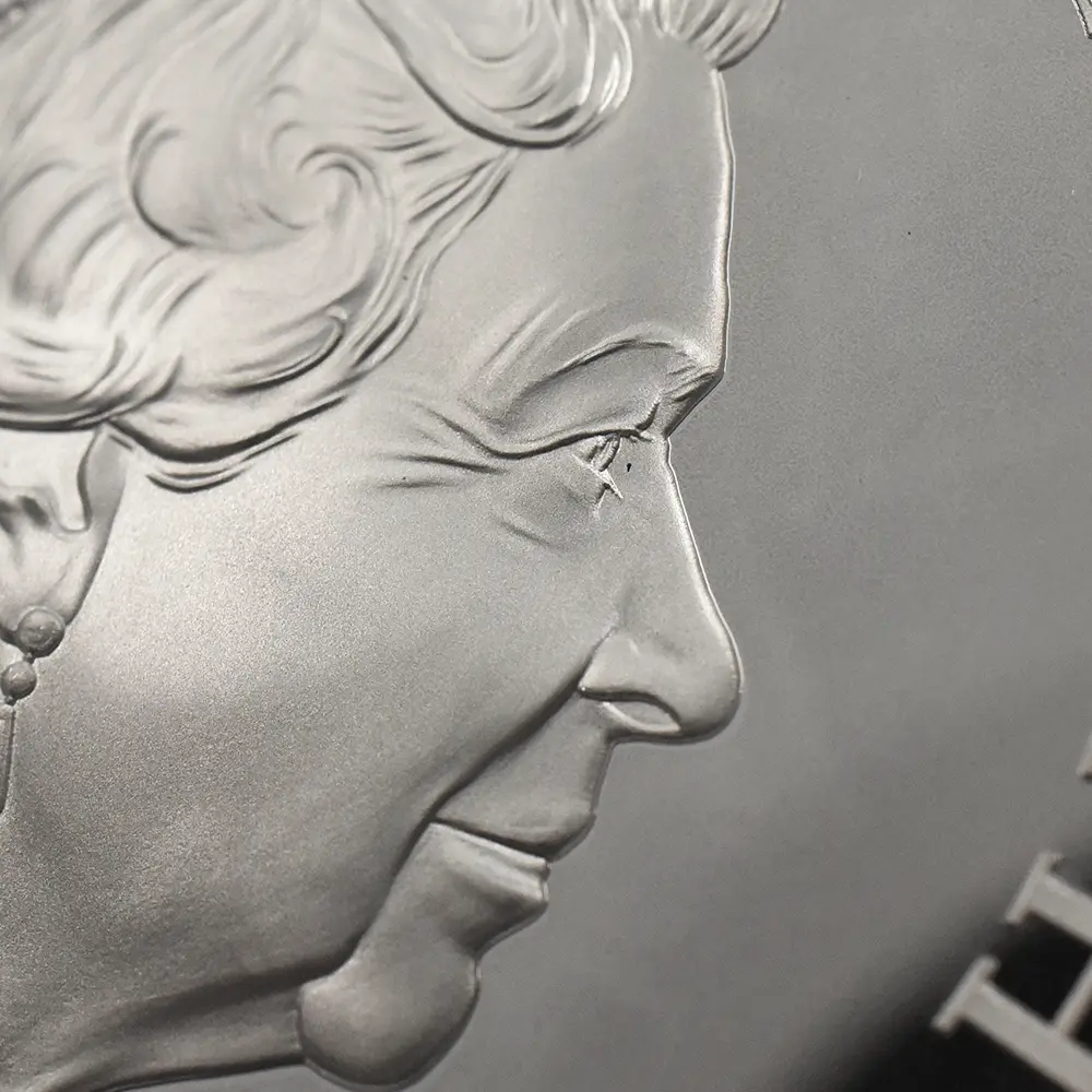 モダンコイン11：7091 イギリス 2018 エリザベス2世 クイーンズビースト ウェールズの赤いドラゴン 10ポンド5オンス銀貨 ファースト250ストラック NGC PF70UC