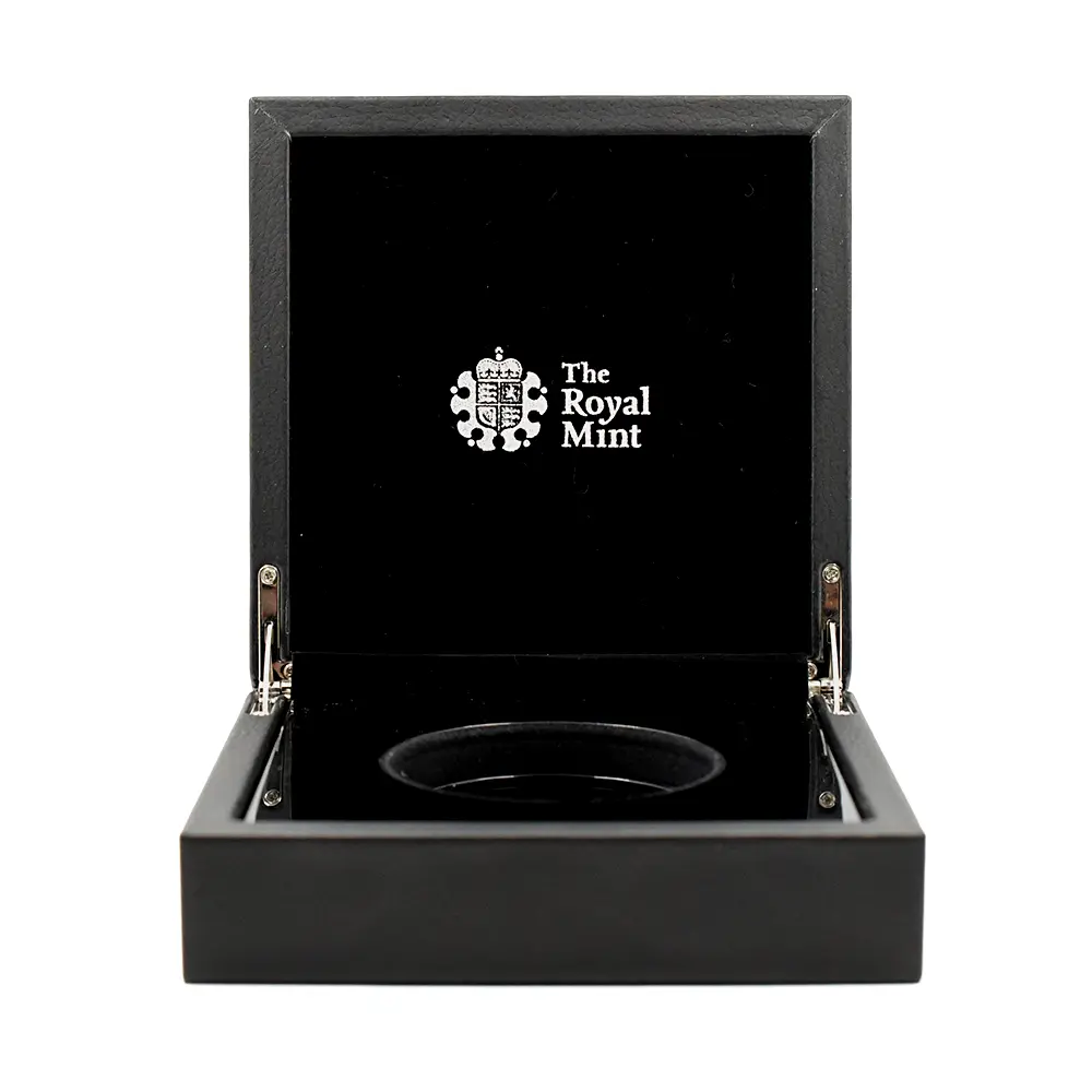 モダンコイン8：7090 イギリス 2015 エリザベス2世 最長在位記念 10ポンド5オンス銀貨 ファースト500ストラック NGC PF70UC 箱付き