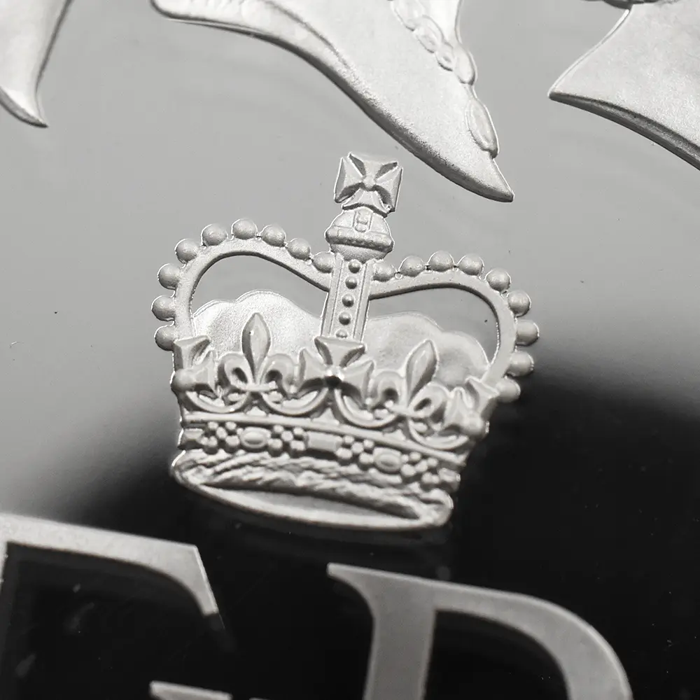 モダンコイン11：7090 イギリス 2015 エリザベス2世 最長在位記念 10ポンド5オンス銀貨 ファースト500ストラック NGC PF70UC 箱付き