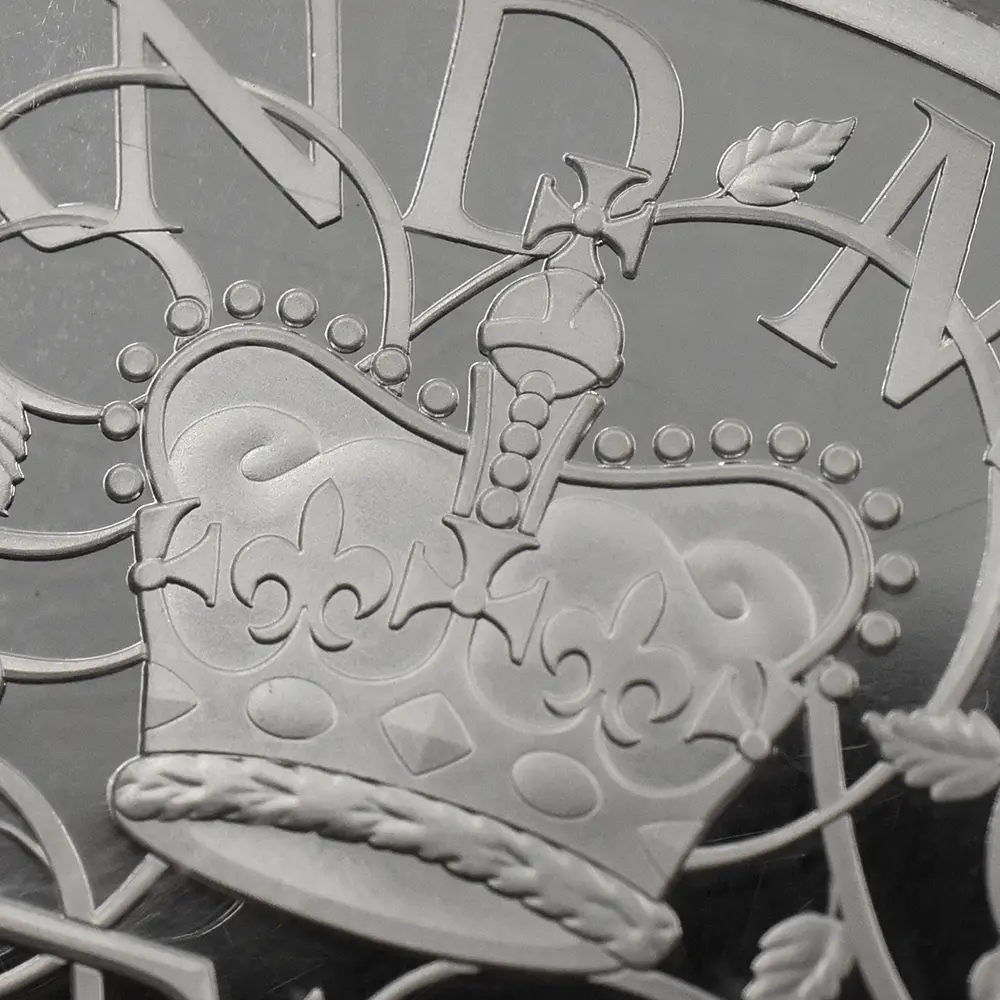 モダンコイン9:7089 イギリス 2021 エリザベス2世 女王生誕95周年記念 10ポンド5オンス銀貨 NGC PF70UC 箱付き