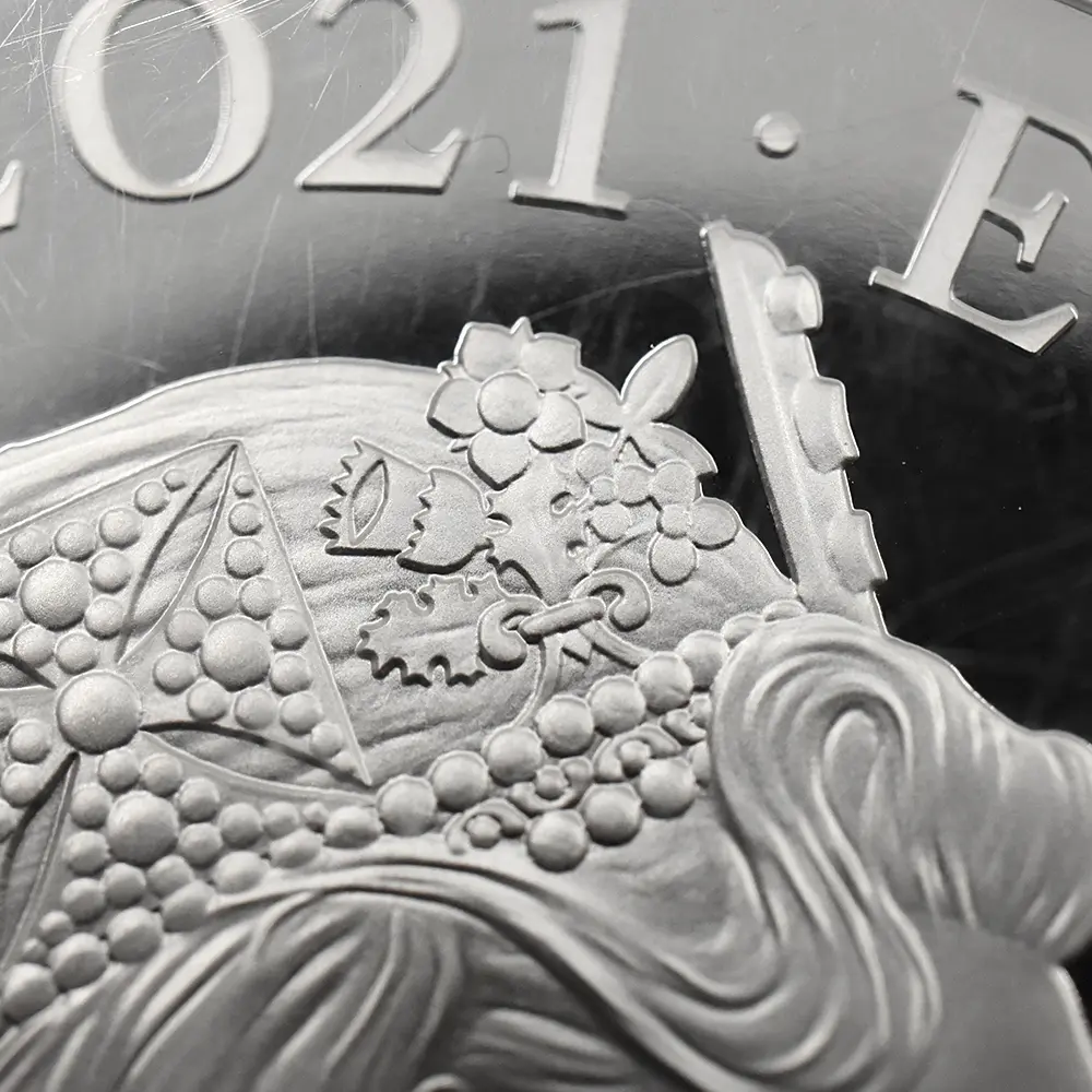 モダンコイン13:7089 イギリス 2021 エリザベス2世 女王生誕95周年記念 10ポンド5オンス銀貨 NGC PF70UC 箱付き