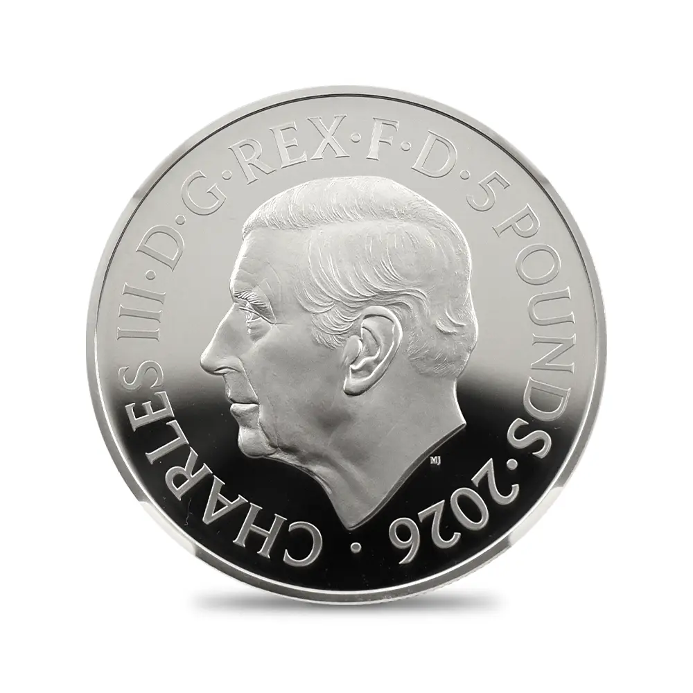 モダンコイン3：7088 イギリス 2026 チャールズ3世 ヴィクトリア女王没後125周年記念 女王の生涯 5ポンド銀貨 ファーストリリース NGC PF70UC チャールズ3世ラベル 箱付き