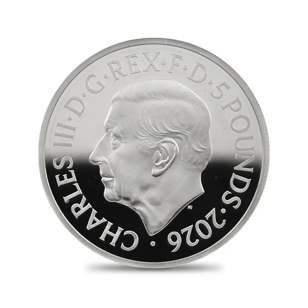 モダンコイン3：6523 2026 チャールズ3世 ヴィクトリア女王没後125周年記念 女王の生涯 5ポンドピエフォー銀貨 ファーストリリース NGC PF70UC チャールズ3世ラベル 箱付き