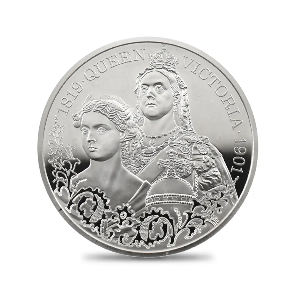 モダンコイン2:7092 2026 チャールズ3世 ヴィクトリア女王没後125周年記念 女王の生涯 5ポンドピエフォー銀貨 ファーストリリース NGC PF69UC チャールズ3世ラベル 箱付き
