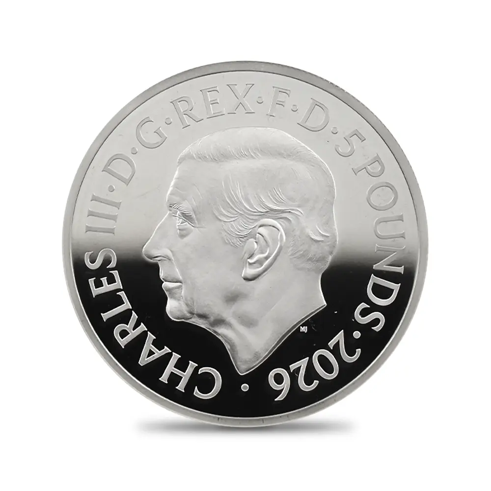 モダンコイン3:7092 2026 チャールズ3世 ヴィクトリア女王没後125周年記念 女王の生涯 5ポンドピエフォー銀貨 ファーストリリース NGC PF69UC チャールズ3世ラベル 箱付き