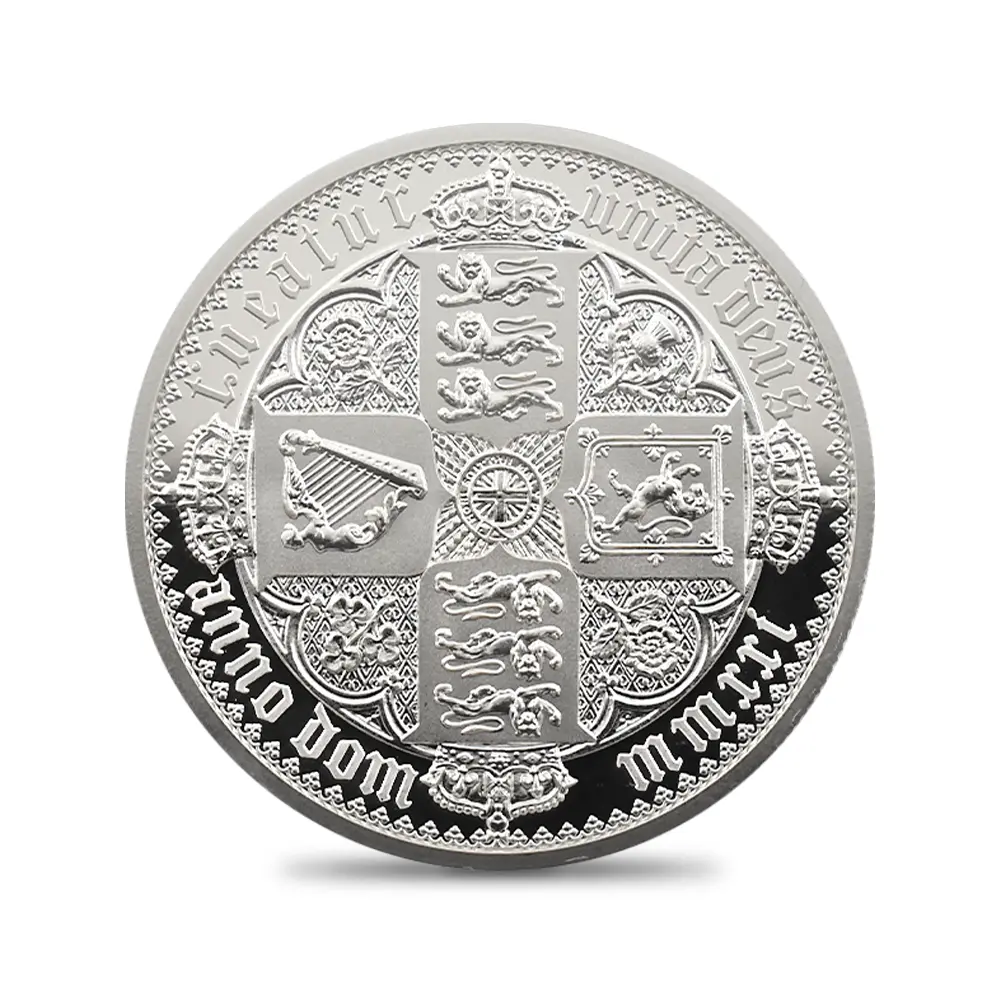 モダンコイン4：7094 イギリス 2021 エリザベス2世 ゴチッククラウン 5ポンド2オンス銀貨 2枚セット 発行即日鑑定品 NGC PF70UC (ポートレートのみ箱付き)