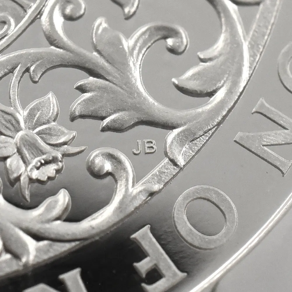 モダンコイン15：7099 イギリス 2023 チャールズ3世 「第1肖像」発行記念 2ポンド1オンス銀貨2枚セット マーティン・ジェニングス氏直筆サイン入り NGC PF70UC 箱付き