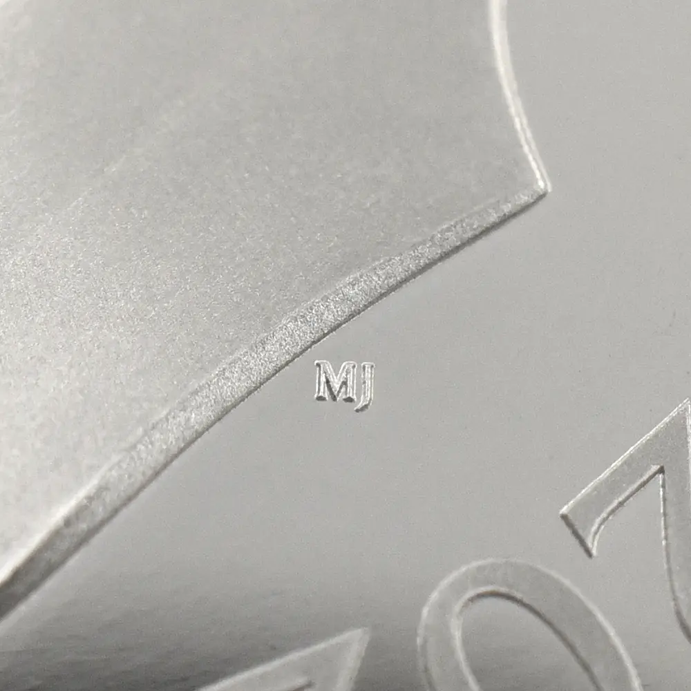 モダンコイン17：7099 イギリス 2023 チャールズ3世 「第1肖像」発行記念 2ポンド1オンス銀貨2枚セット マーティン・ジェニングス氏直筆サイン入り NGC PF70UC 箱付き