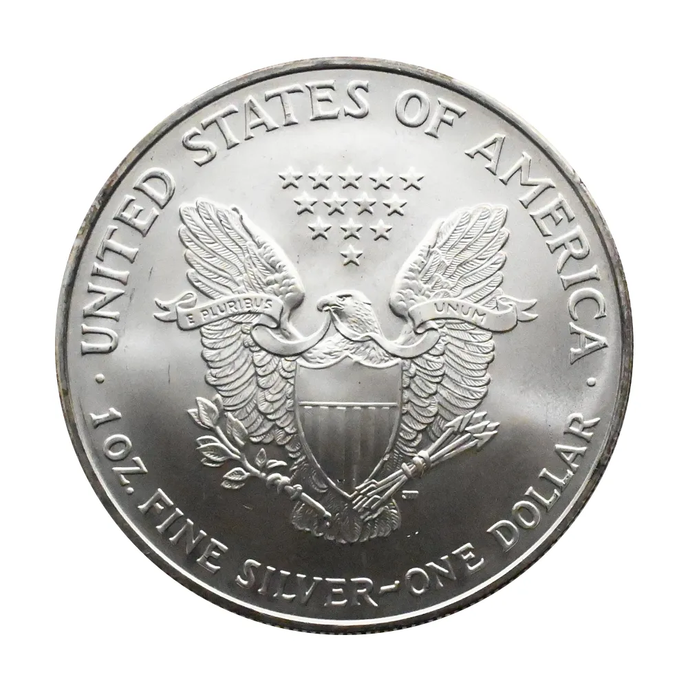 地金型3：4391 アメリカ 2006 イーグル 1ドル 1オンス 銀貨 【1枚】 (コインケース付き)