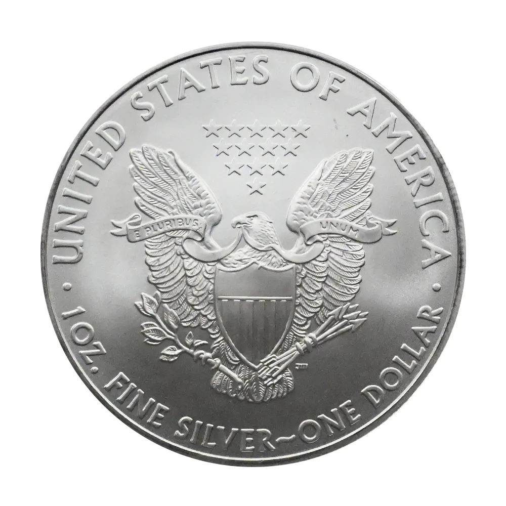 地金型3：4392 アメリカ 2009 イーグル 1ドル 1オンス 銀貨 【1枚】 (コインケース付き)