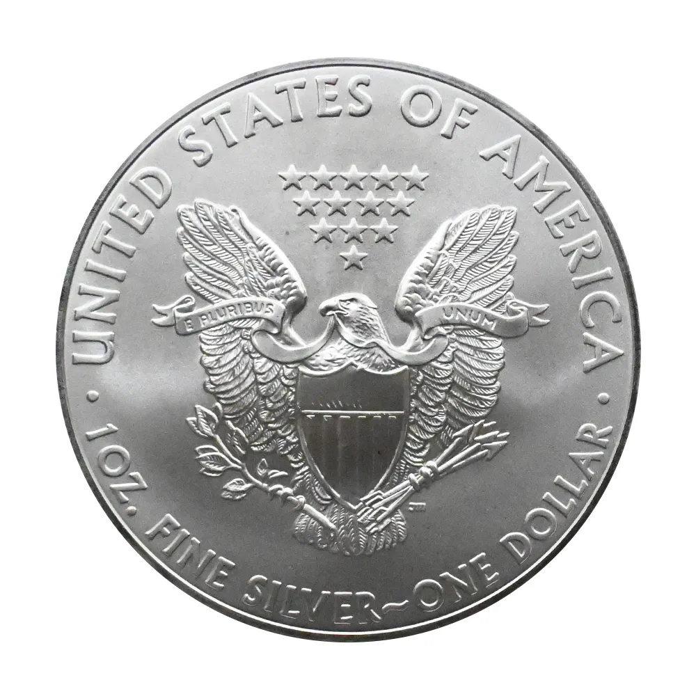 地金型3：4394 アメリカ 2012 イーグル 1ドル 1オンス 銀貨 【1枚】 (コインケース付き)