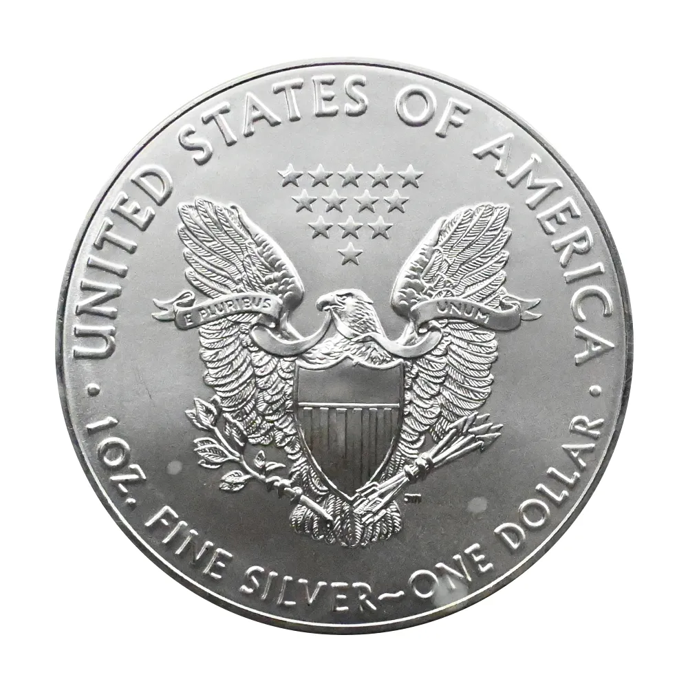 地金型3：4397 アメリカ 2016 イーグル 1ドル 1オンス 銀貨 【1枚】 (コインケース付き)